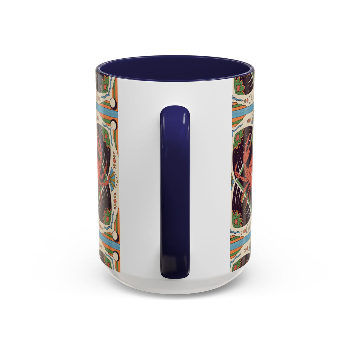 Colorful Capricorn Ceramic Mug, Custom 11oz & 15oz Zodiac Coffee Cup - Ira World Art LLC