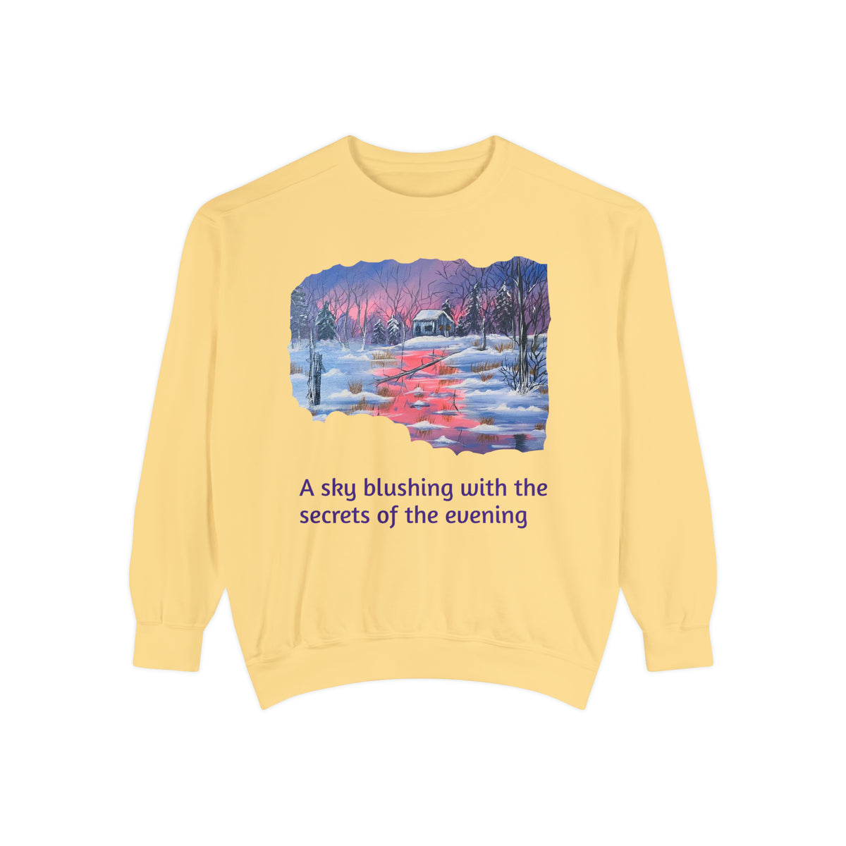 Unisex Garment-Dyed Sweatshirt - Ira World Art LLC