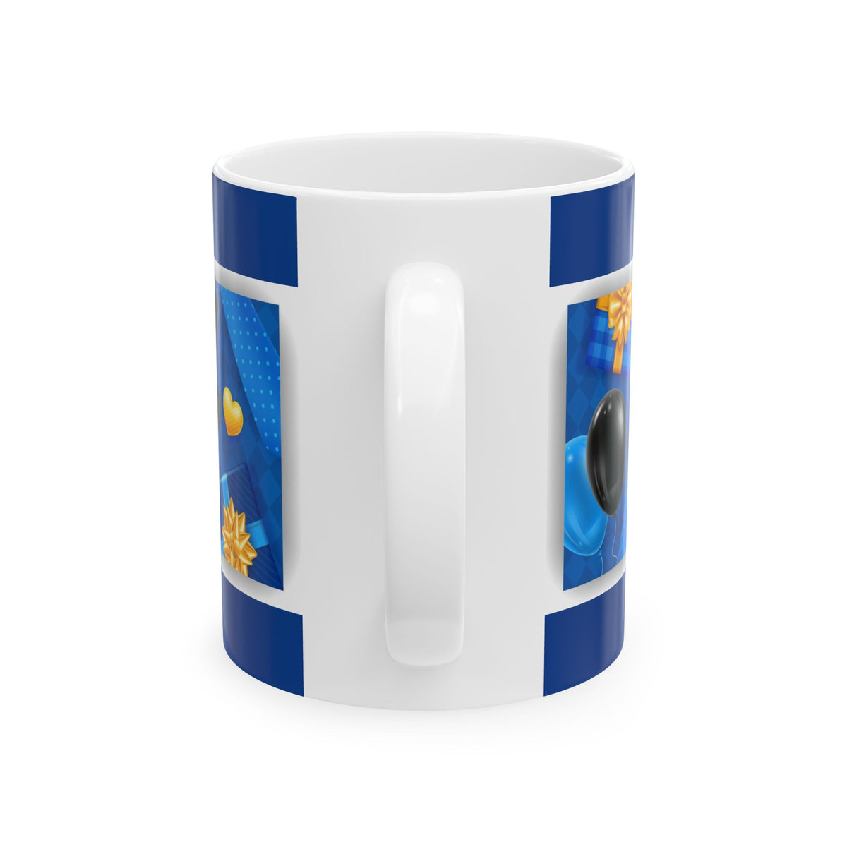 Blue Ceramic Coffee Mug for Dad, 15oz Gift for Father’s Day - Ira World Art LLC