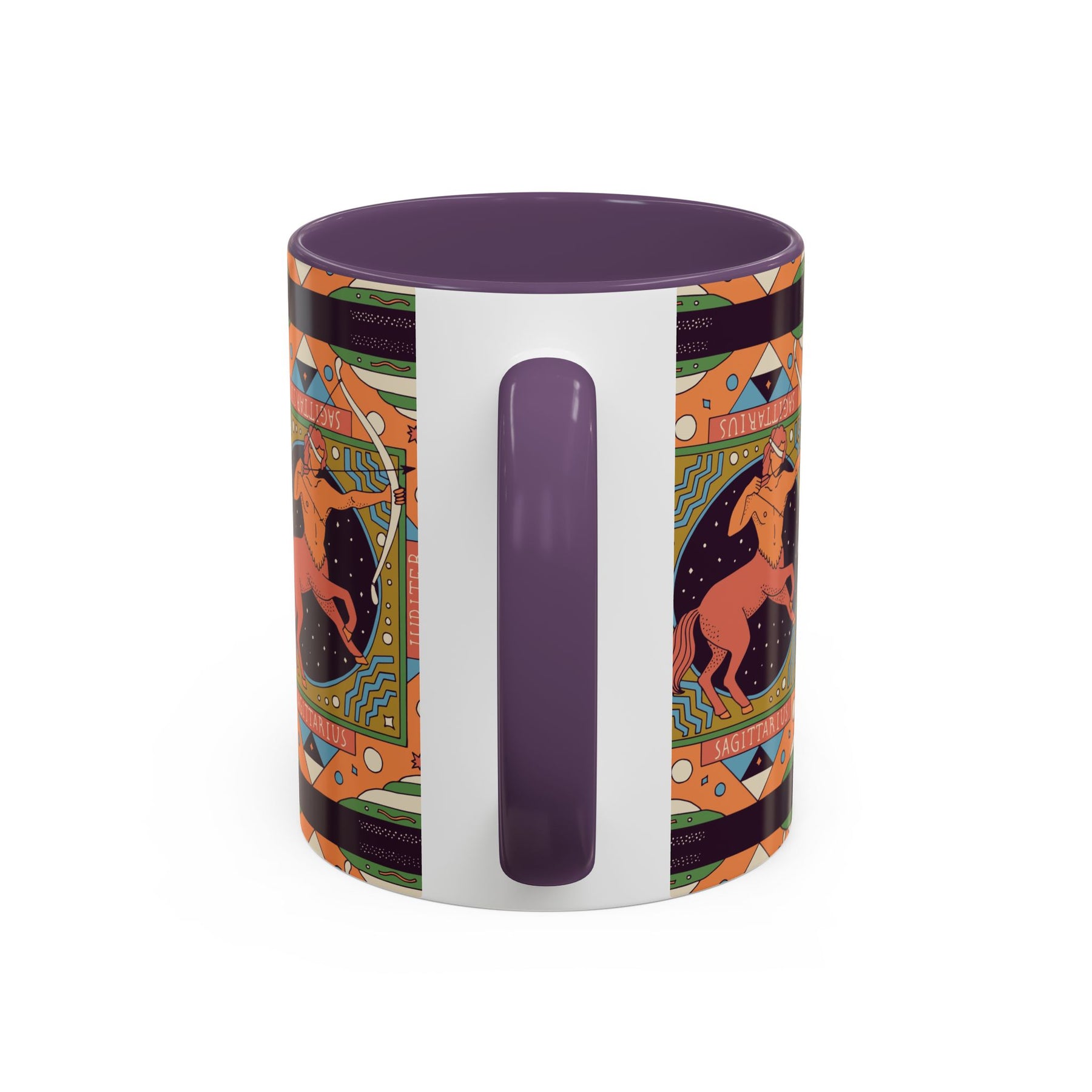 Sagittarius Custom Coffee Mug, Vibrant 11oz & 15oz Unique Printed Design - Ira World Art LLC