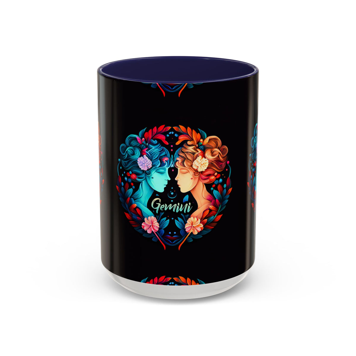 Gemini Zodiac Coffee Mug, Custom Ceramic 11oz & 15oz Colorful Design - Ira World Art LLC