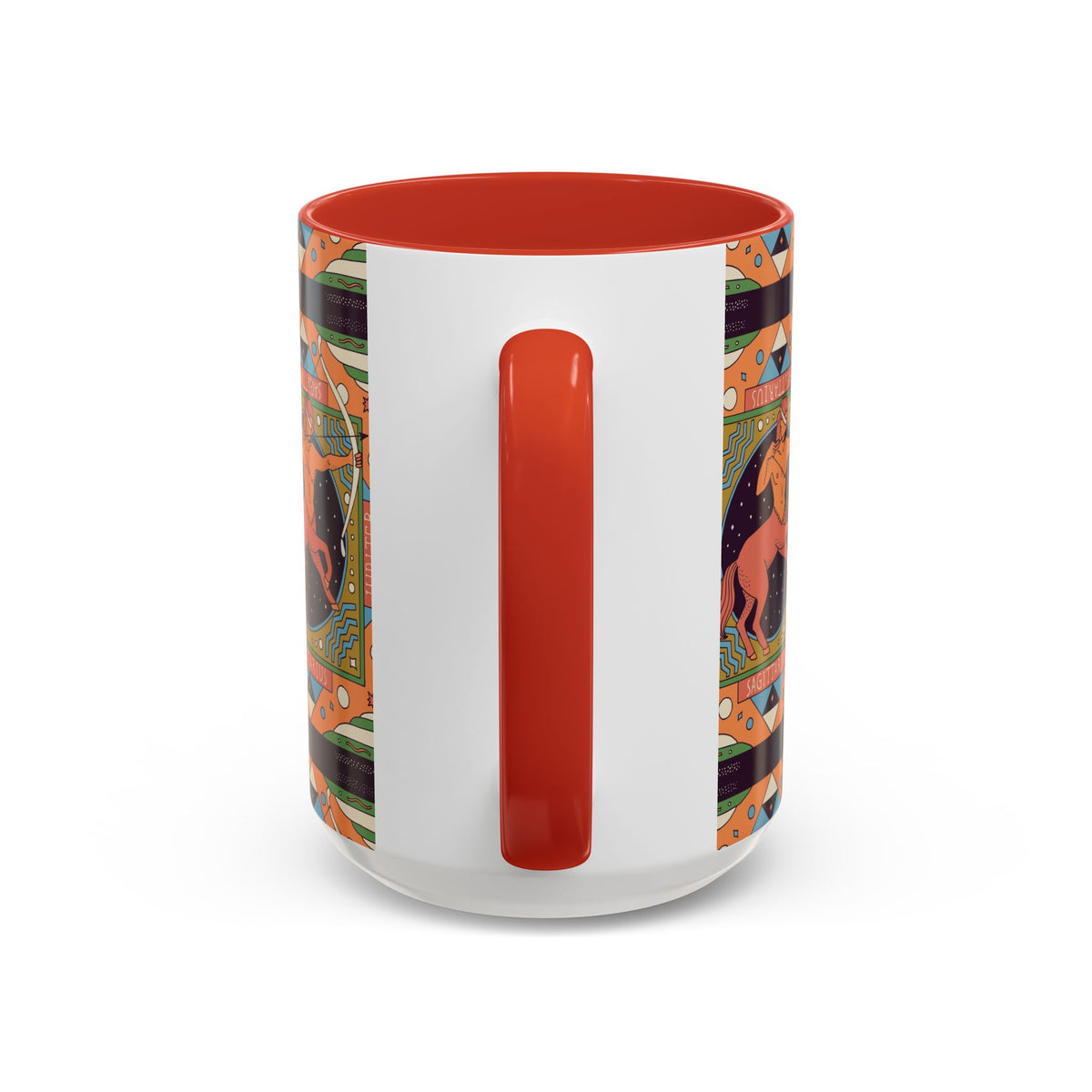 Sagittarius Custom Coffee Mug, Vibrant 11oz & 15oz Unique Printed Design - Ira World Art LLC