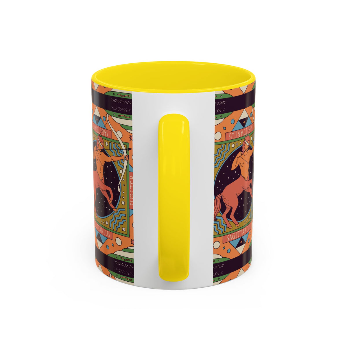Sagittarius Custom Coffee Mug, Vibrant 11oz & 15oz Unique Printed Design - Ira World Art LLC