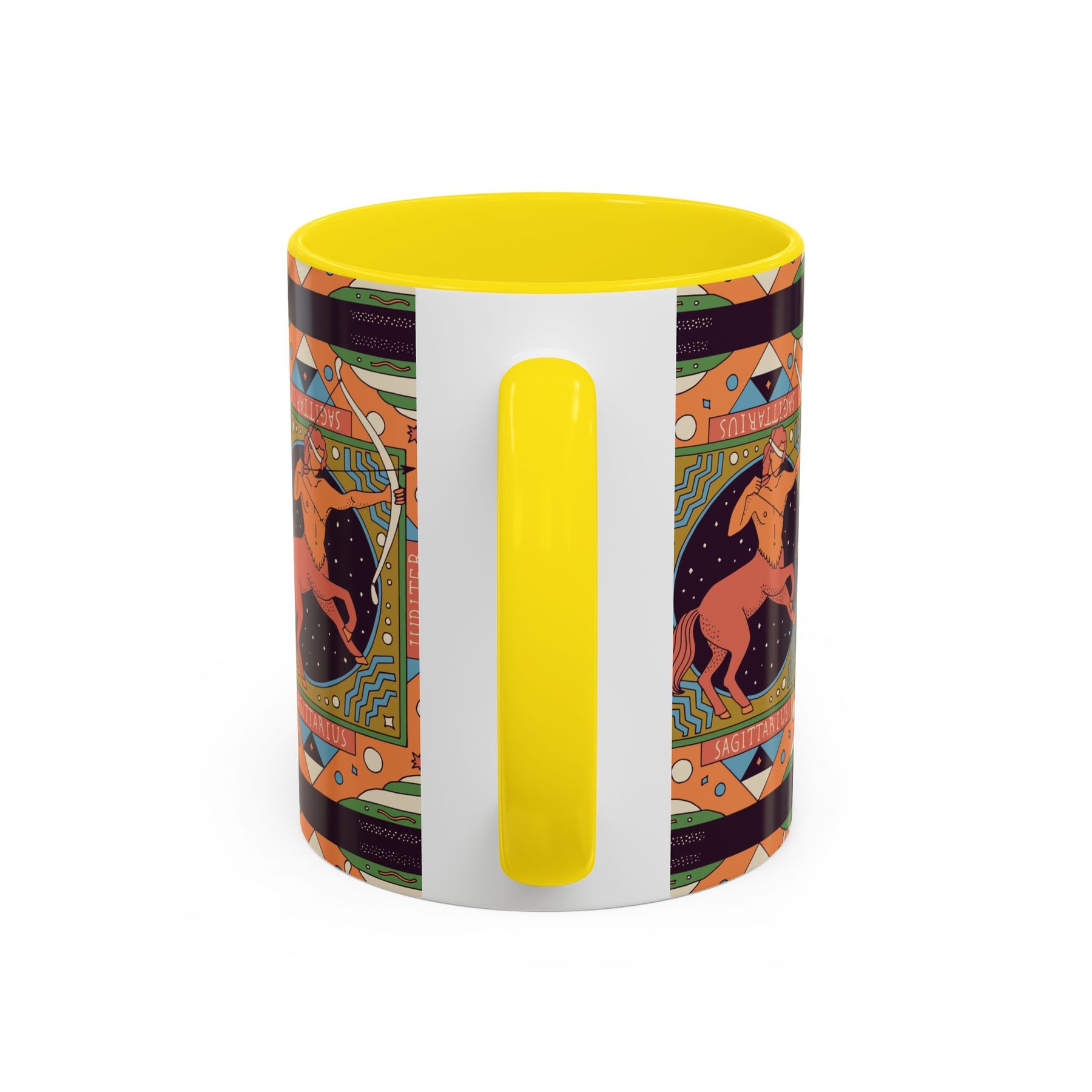Sagittarius Custom Coffee Mug, Vibrant 11oz & 15oz Unique Printed Design - Ira World Art LLC