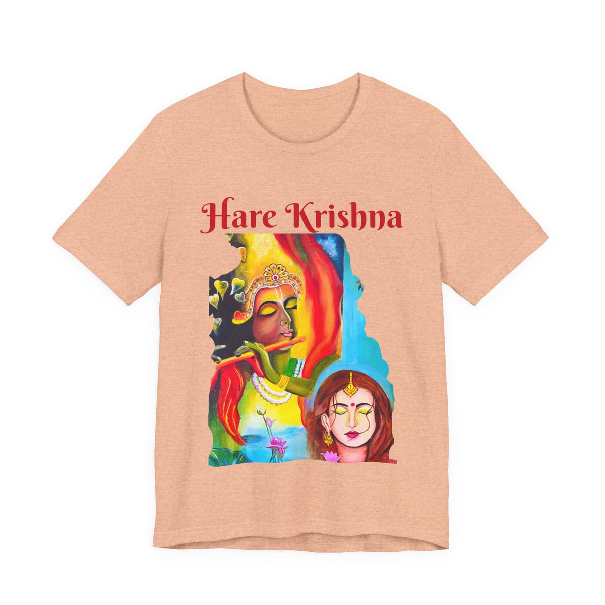 Radha Krishna T-Shirt - Ira World Art LLC