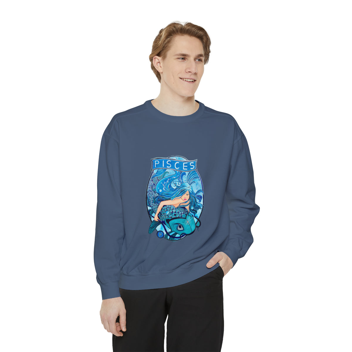 Unisex Garment-Dyed Sweatshirt - Ira World Art LLC