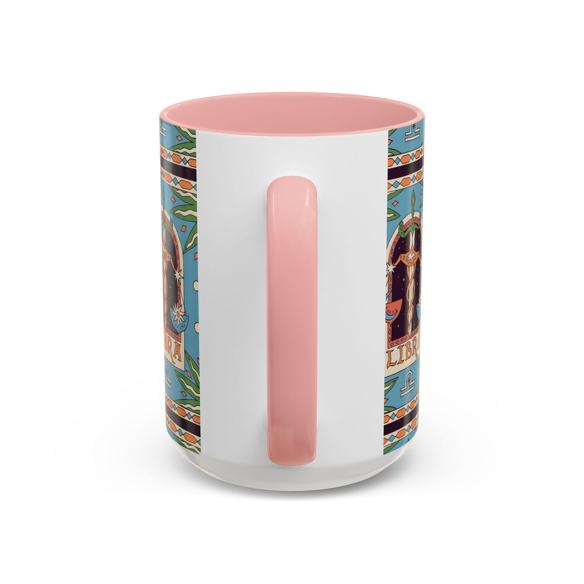 Custom Libra Coffee Mug, Colorful Ceramic 11oz & 15oz Zodiac Design - Ira World Art LLC