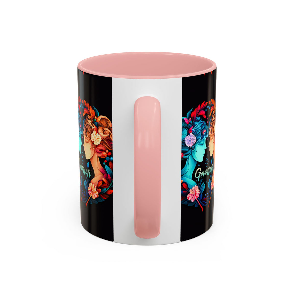 Gemini Zodiac Coffee Mug, Custom Ceramic 11oz & 15oz Colorful Design - Ira World Art LLC