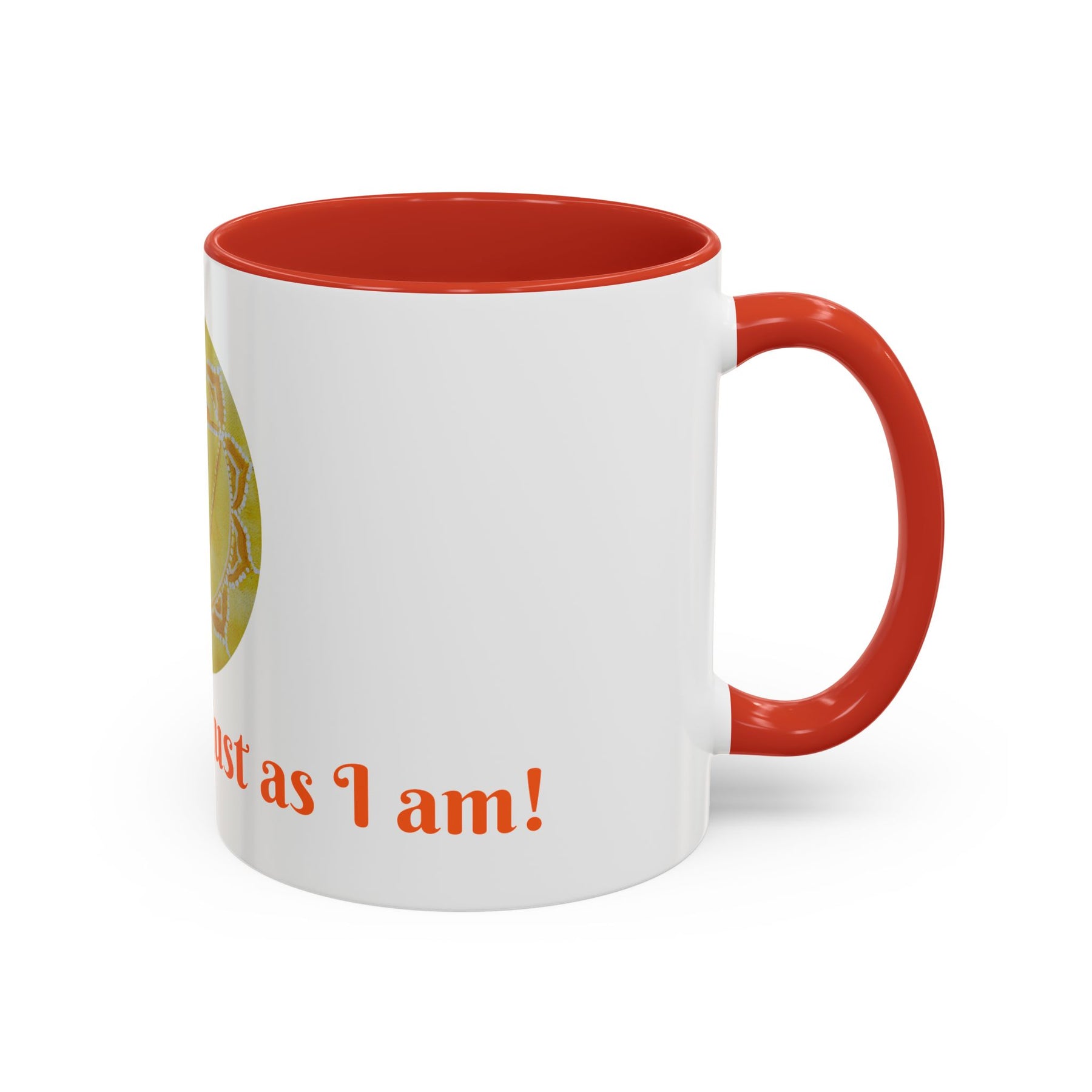 Solar Plexus Chakra Ceramic Coffee Mug 11oz with Hindu Art Design - Ira World Art LLC