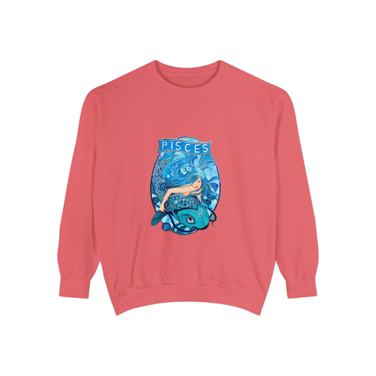 Unisex Garment-Dyed Sweatshirt - Ira World Art LLC