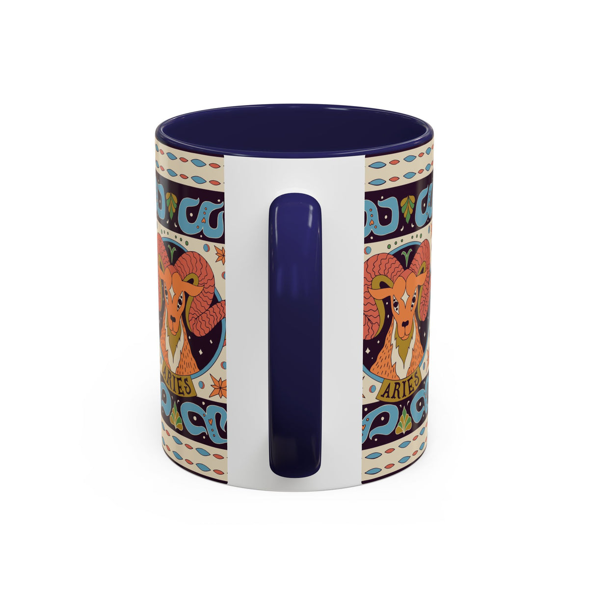 Colorful Capricorn Coffee Mug, Custom Ceramic 11oz & 15oz Zodiac Design - Ira World Art LLC