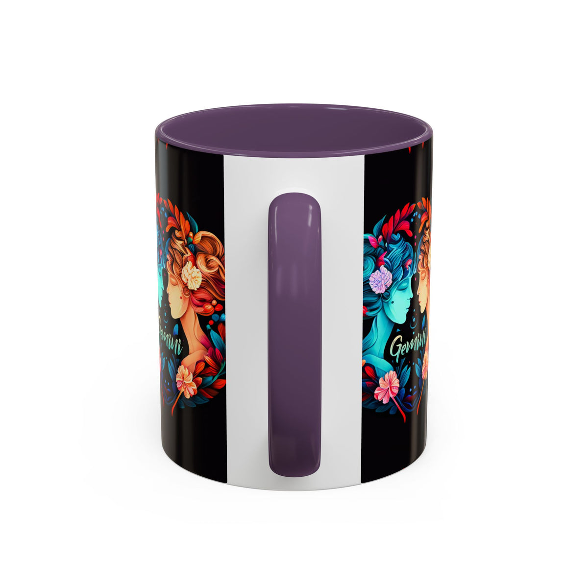 Gemini Zodiac Coffee Mug, Custom Ceramic 11oz & 15oz Colorful Design - Ira World Art LLC