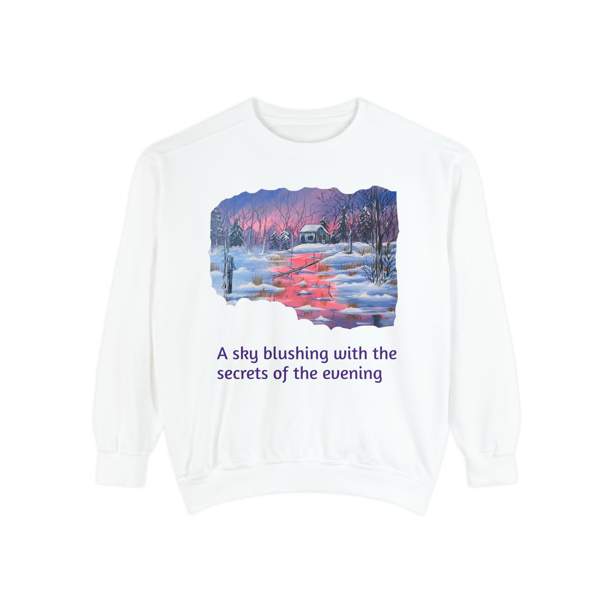 Unisex Garment-Dyed Sweatshirt - Ira World Art LLC