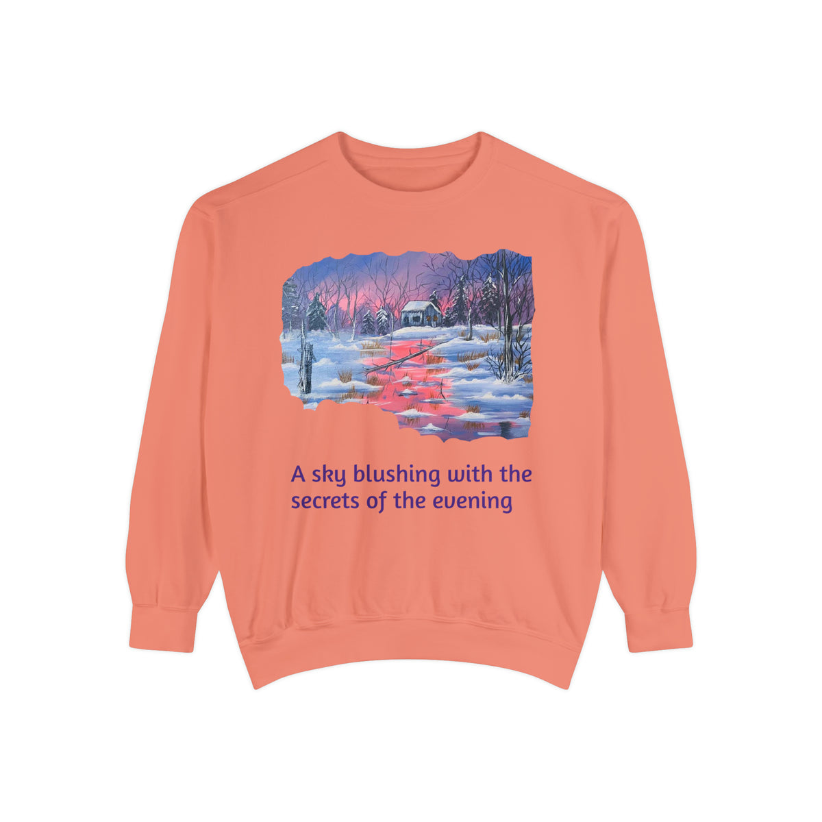 Unisex Garment-Dyed Sweatshirt - Ira World Art LLC