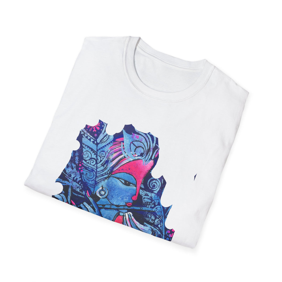 Radha Krishna Painting Print Unisex T-Shirt, Hindu Deity Tee, Spiritual Clothing, Religious Art Shirt, Festival Wear - Ira World Art LLC