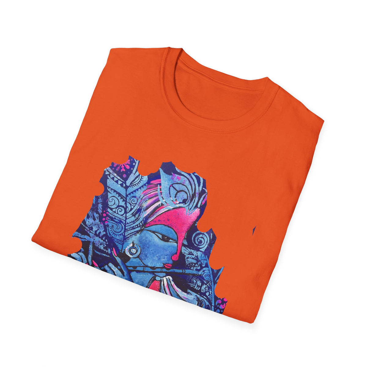 Radha Krishna Painting Print Unisex T-Shirt, Hindu Deity Tee, Spiritual Clothing, Religious Art Shirt, Festival Wear - Ira World Art LLC