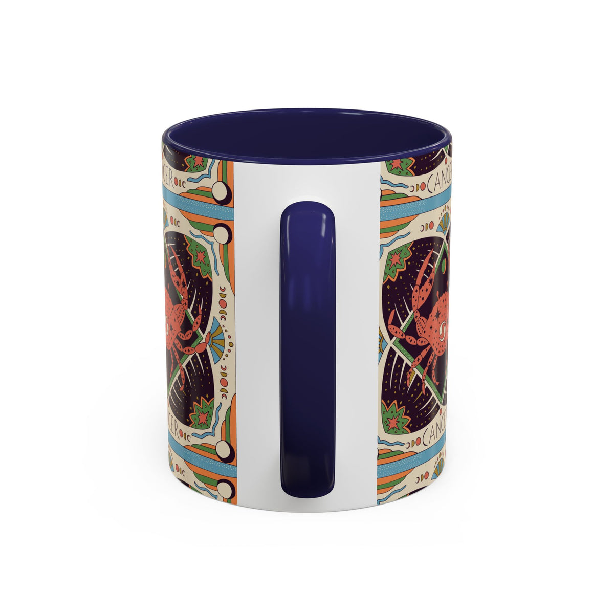 Colorful Capricorn Ceramic Mug, Custom 11oz & 15oz Zodiac Coffee Cup - Ira World Art LLC