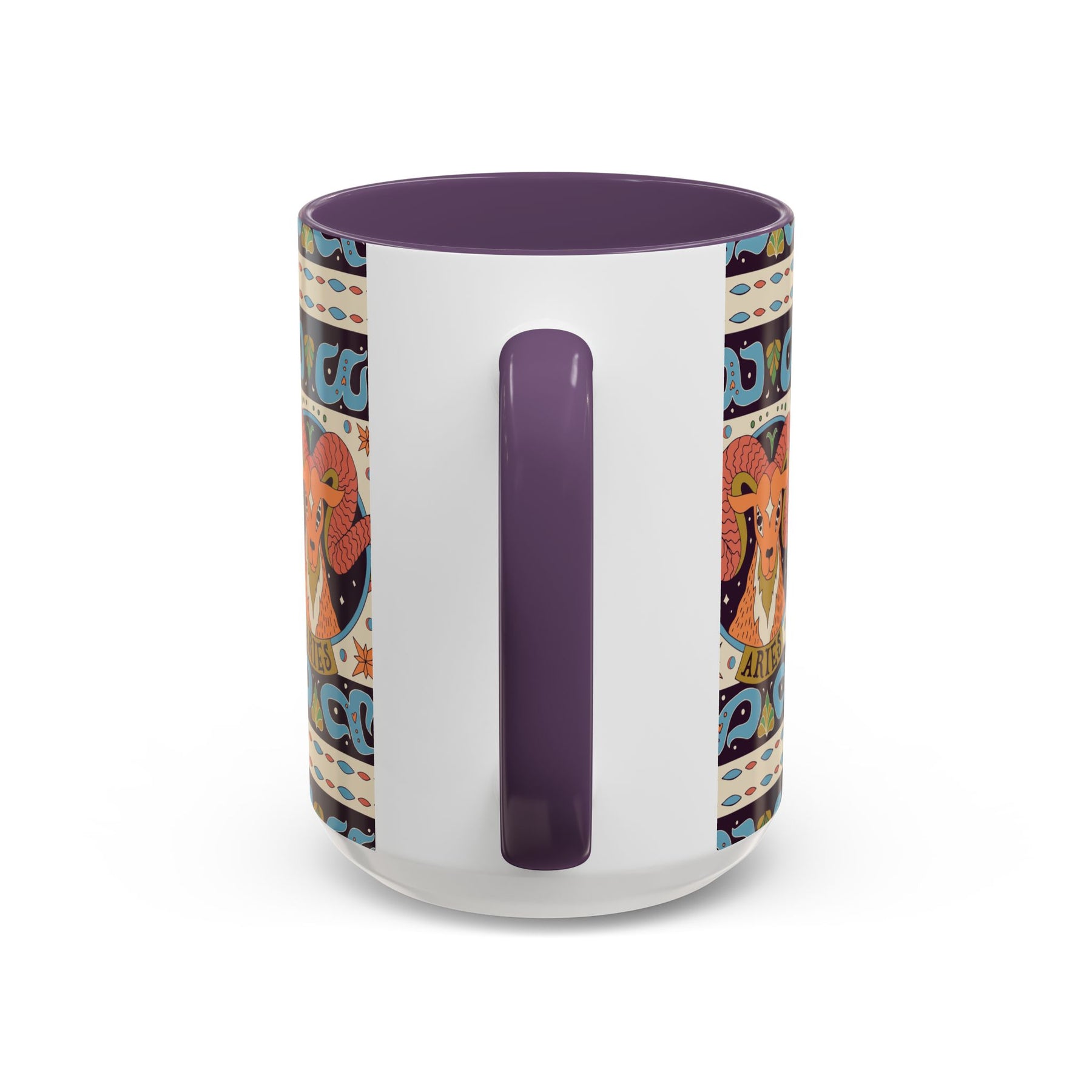 Colorful Capricorn Coffee Mug, Custom Ceramic 11oz & 15oz Zodiac Design - Ira World Art LLC