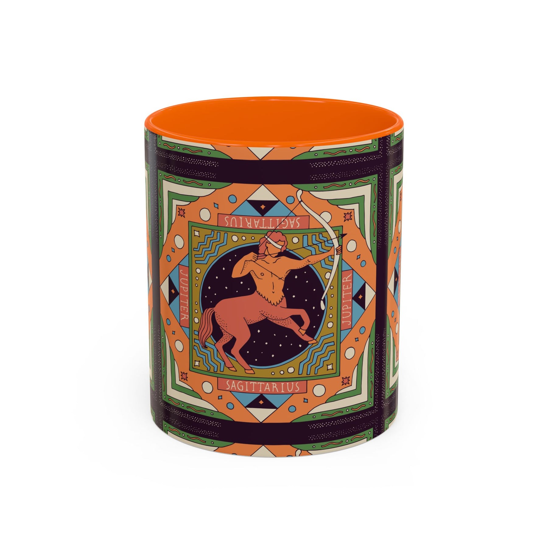Sagittarius Custom Coffee Mug, Vibrant 11oz & 15oz Unique Printed Design - Ira World Art LLC