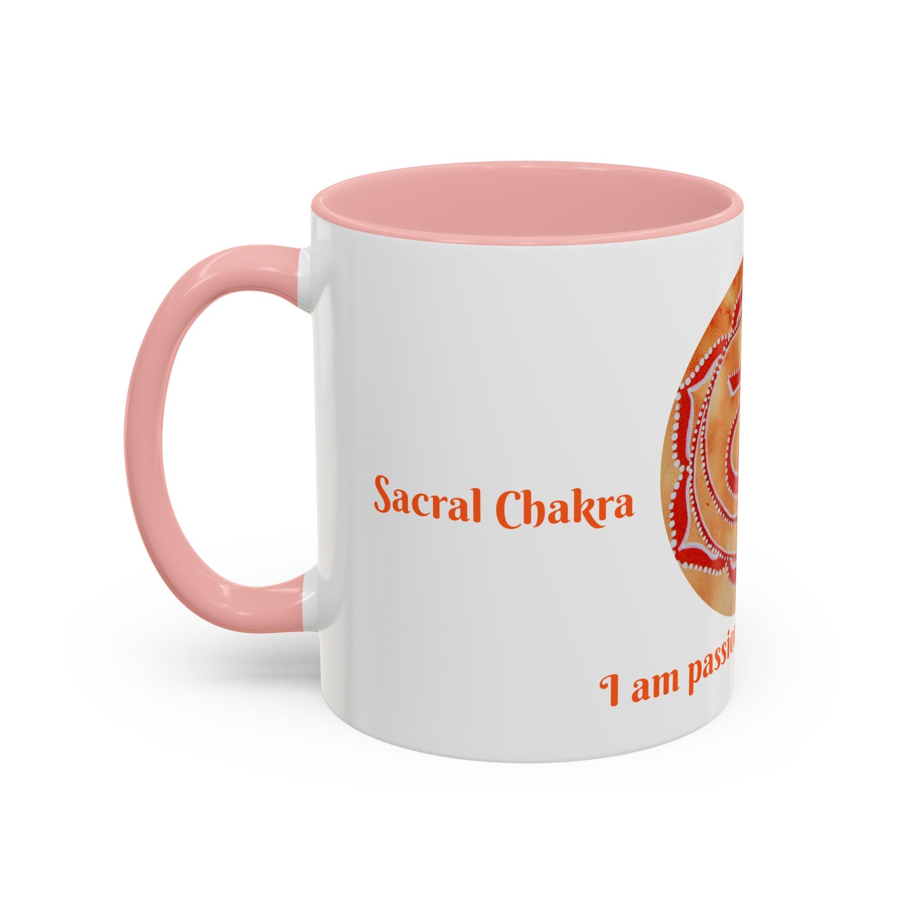 Sacral Chakra Mug for Meditation – 11oz Yoga Tea Mug with Bold Design - Ira World Art LLC