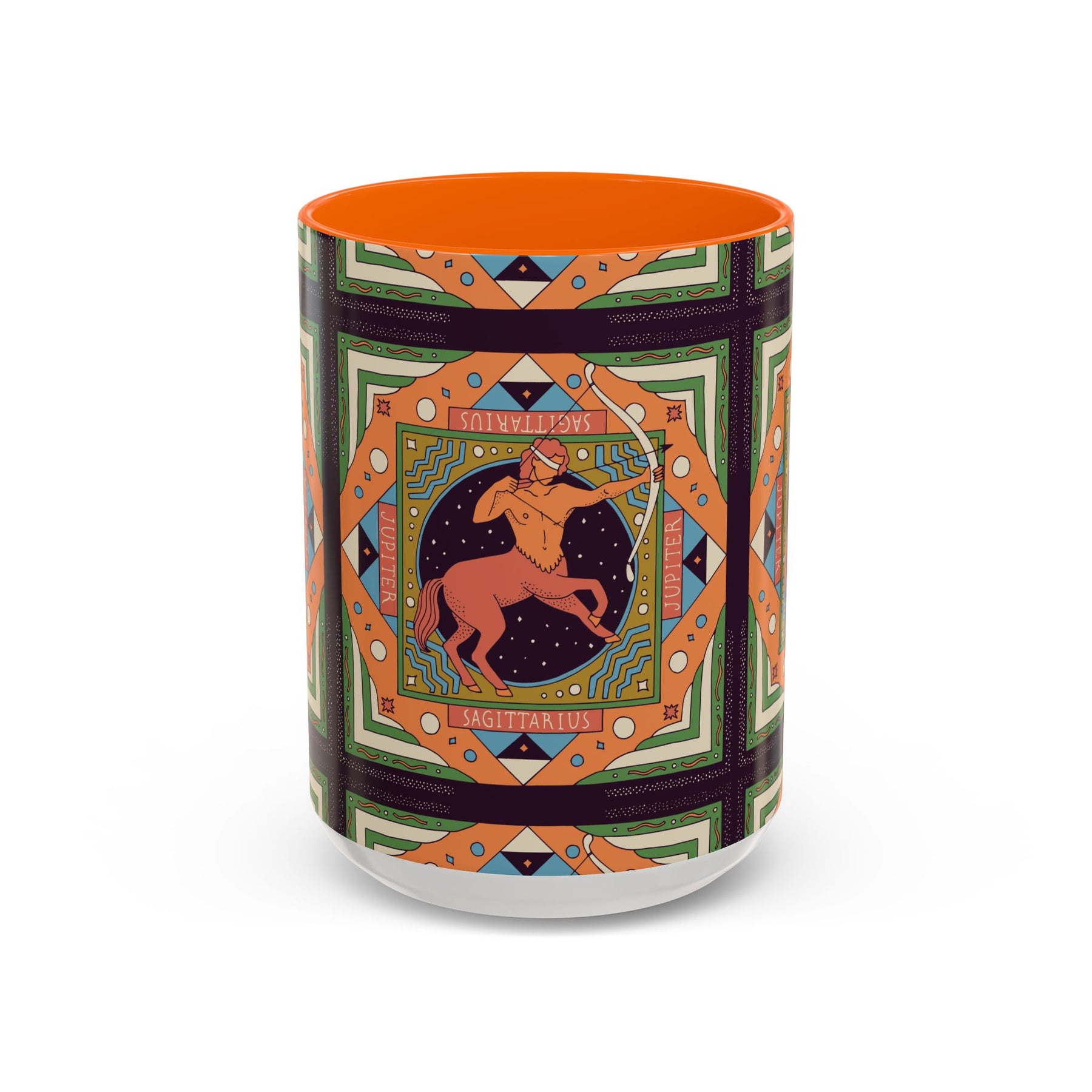 Sagittarius Custom Coffee Mug, Vibrant 11oz & 15oz Unique Printed Design - Ira World Art LLC