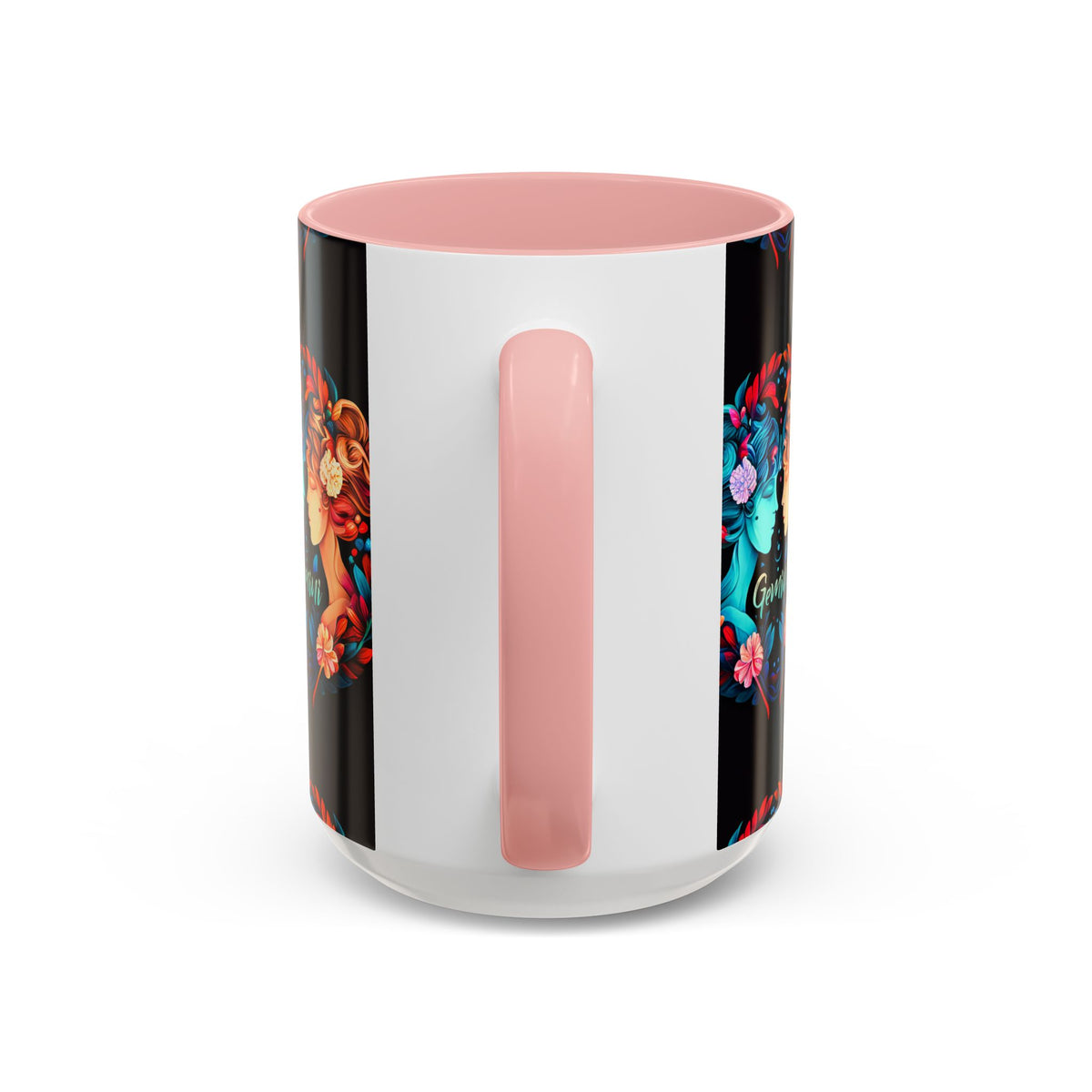 Gemini Zodiac Coffee Mug, Custom Ceramic 11oz & 15oz Colorful Design - Ira World Art LLC