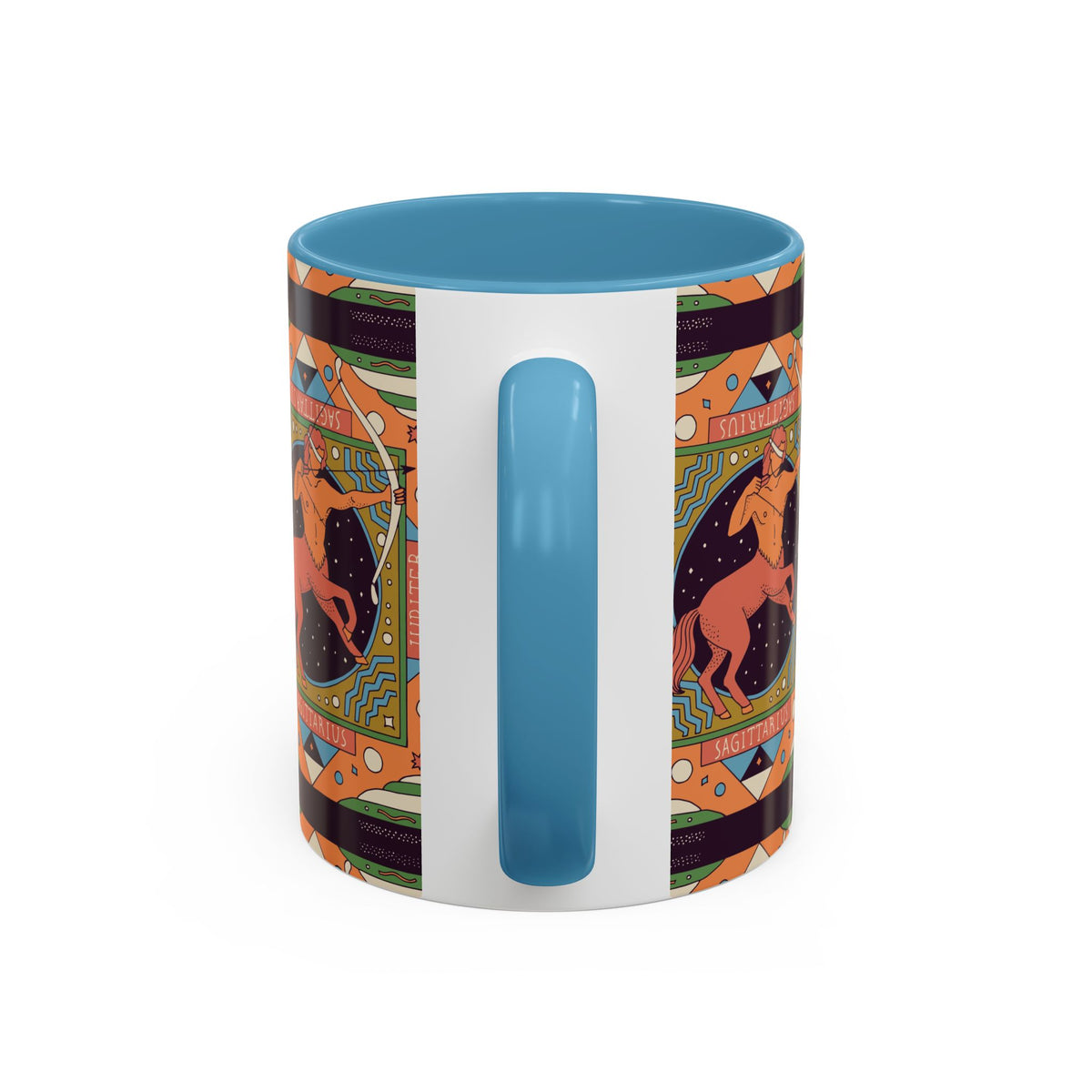 Sagittarius Custom Coffee Mug, Vibrant 11oz & 15oz Unique Printed Design - Ira World Art LLC