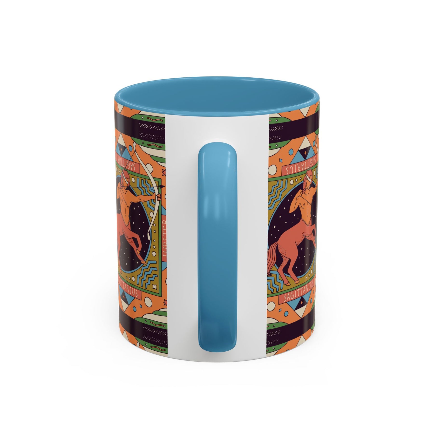 Sagittarius Custom Coffee Mug, Vibrant 11oz & 15oz Unique Printed Design - Ira World Art LLC