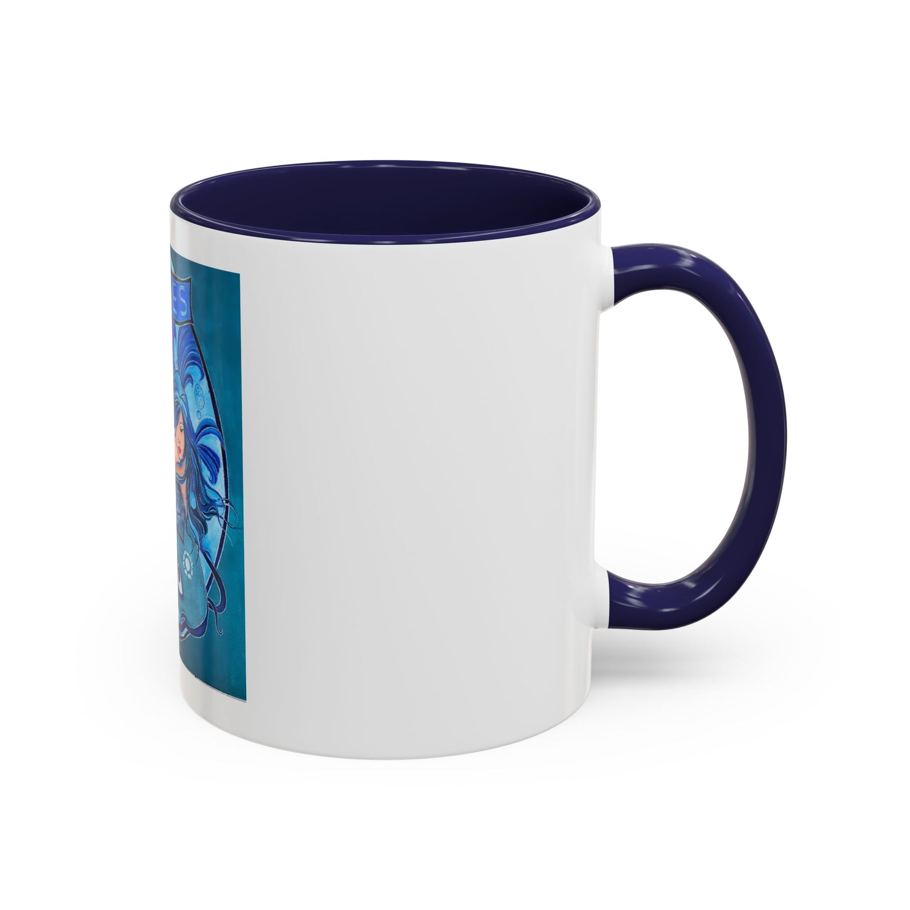 Pisces Zodiac Mug, Colorful Ceramic Fish Mug Design, Cute 11oz Cup - Ira World Art LLC
