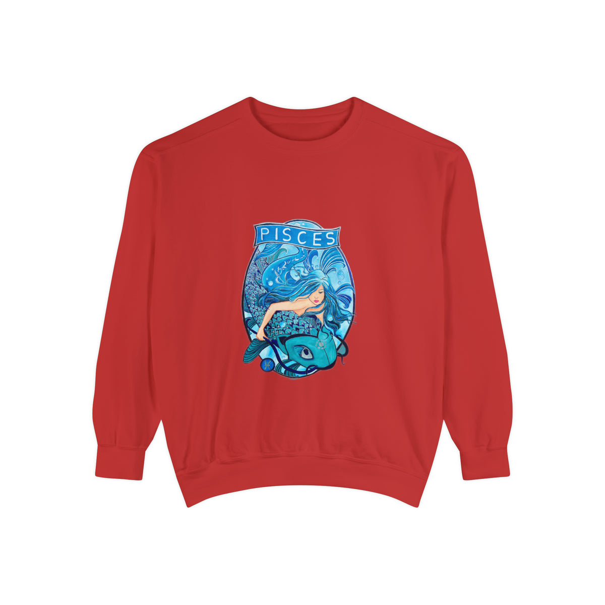 Unisex Garment-Dyed Sweatshirt - Ira World Art LLC