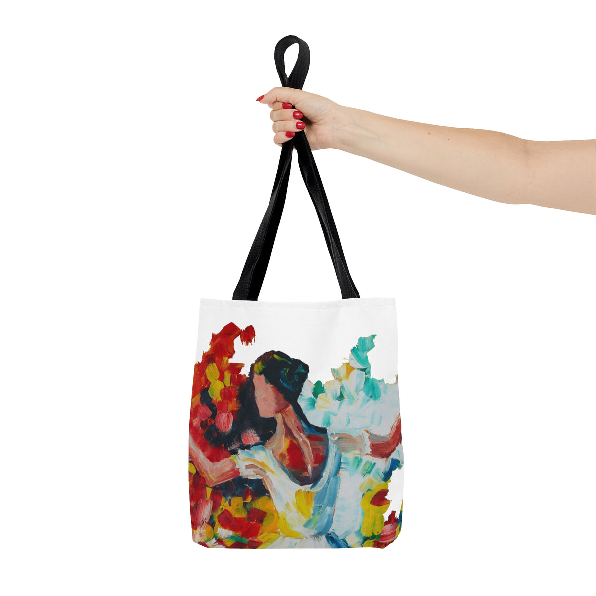 Dance Through Life: Tote Bag with Dancing Girl Print – Stylish and Spacious Companion for Every Occasion - Ira World Art LLC