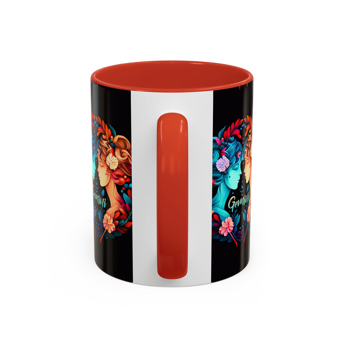 Gemini Zodiac Coffee Mug, Custom Ceramic 11oz & 15oz Colorful Design - Ira World Art LLC