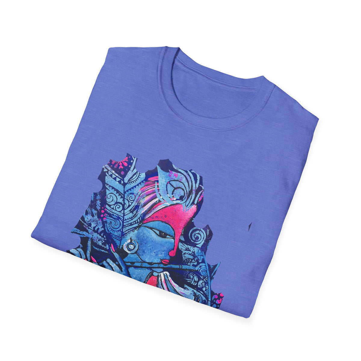 Radha Krishna Painting Print Unisex T-Shirt, Hindu Deity Tee, Spiritual Clothing, Religious Art Shirt, Festival Wear - Ira World Art LLC