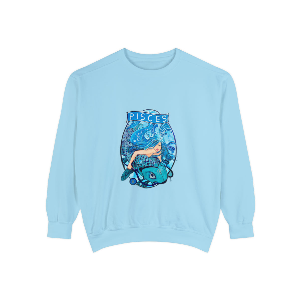 Unisex Garment-Dyed Sweatshirt - Ira World Art LLC