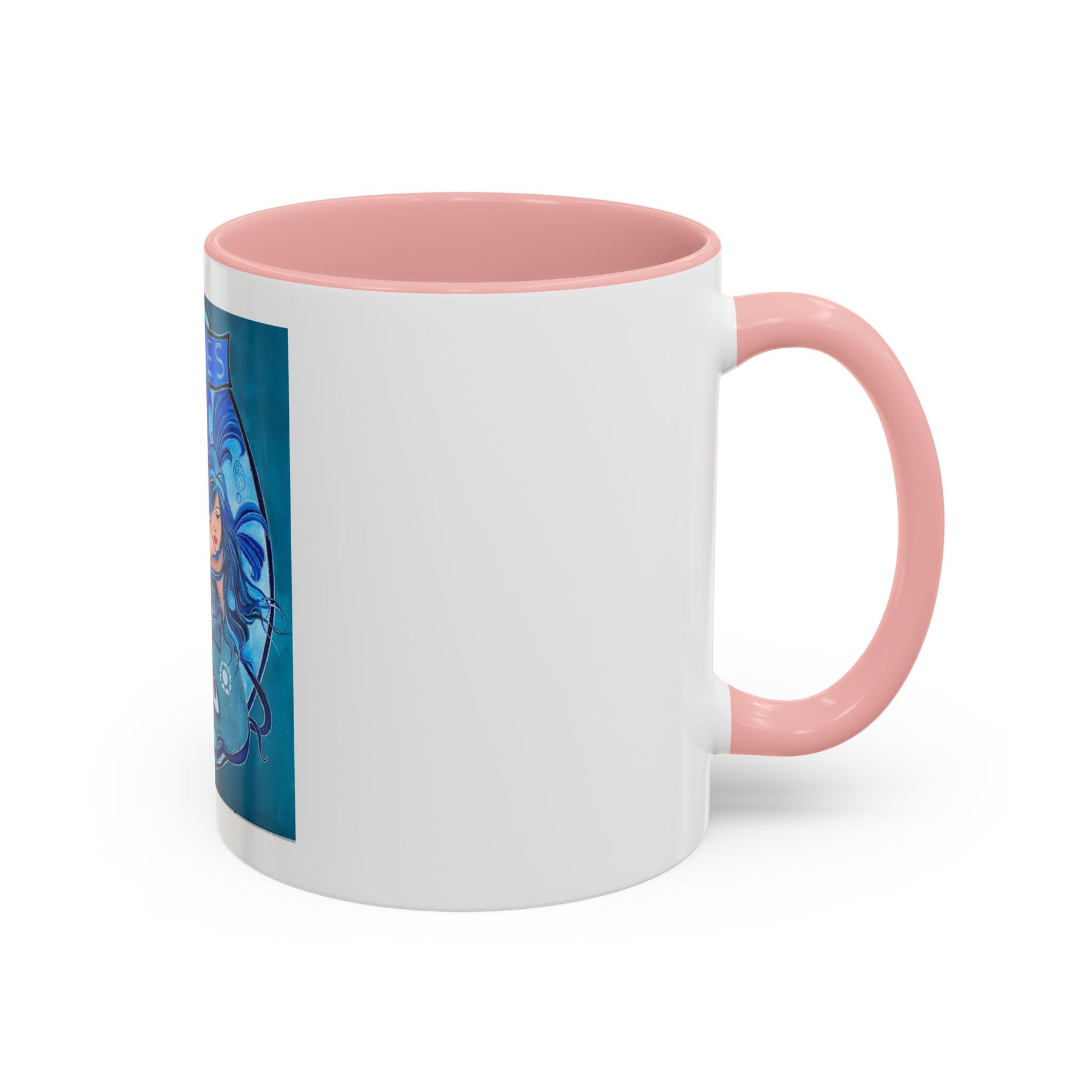 Pisces Zodiac Mug, Colorful Ceramic Fish Mug Design, Cute 11oz Cup - Ira World Art LLC