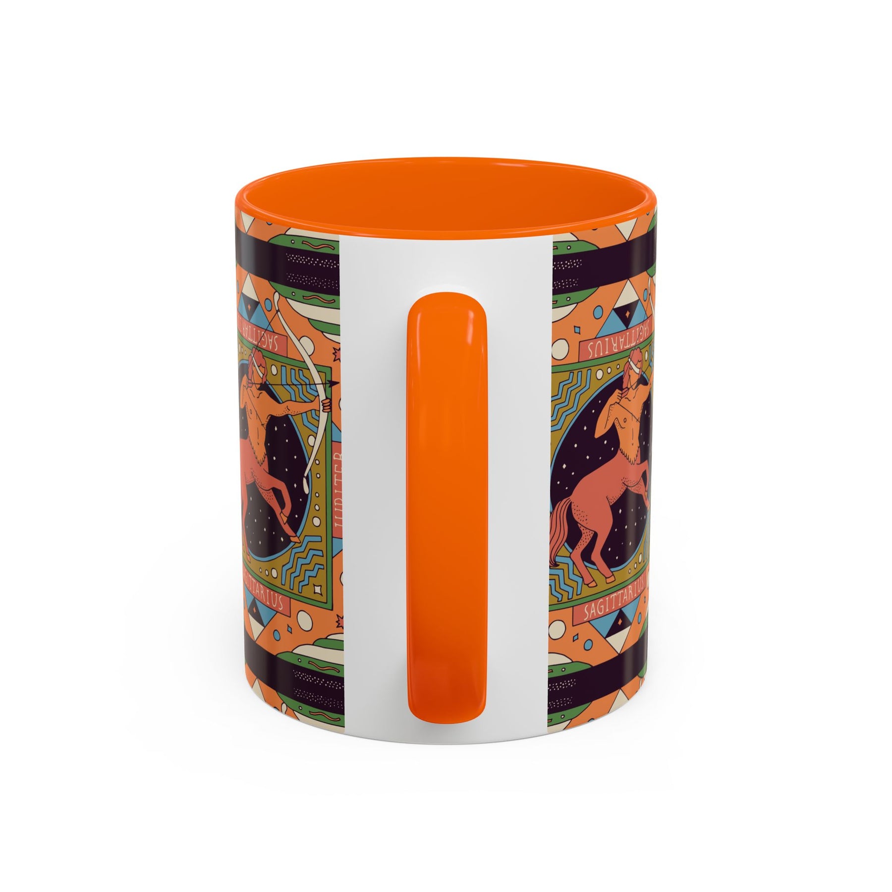 Sagittarius Custom Coffee Mug, Vibrant 11oz & 15oz Unique Printed Design - Ira World Art LLC