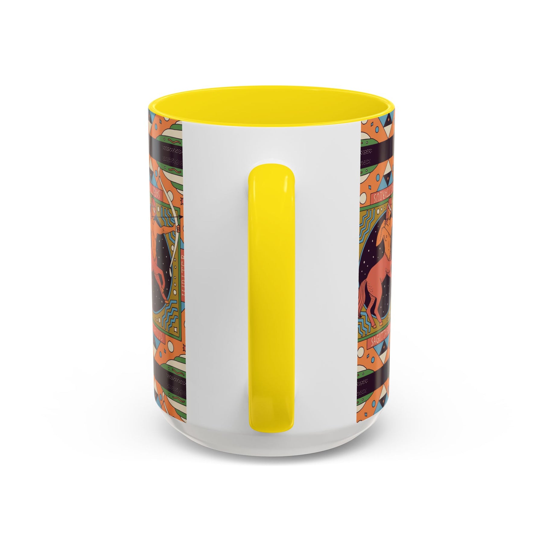 Sagittarius Custom Coffee Mug, Vibrant 11oz & 15oz Unique Printed Design - Ira World Art LLC