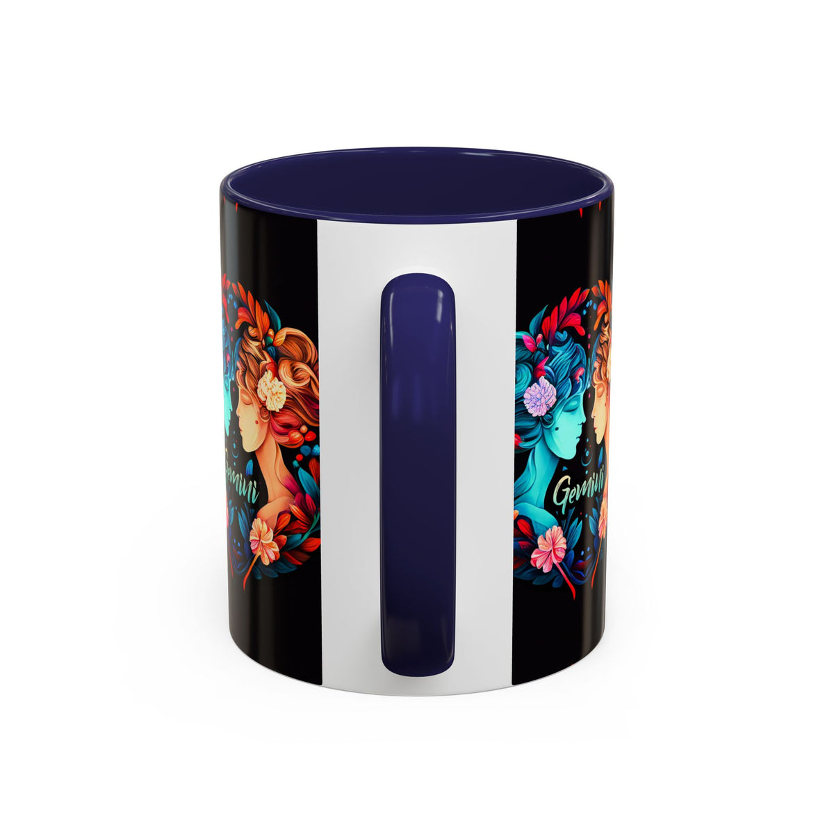 Gemini Zodiac Coffee Mug, Custom Ceramic 11oz & 15oz Colorful Design - Ira World Art LLC