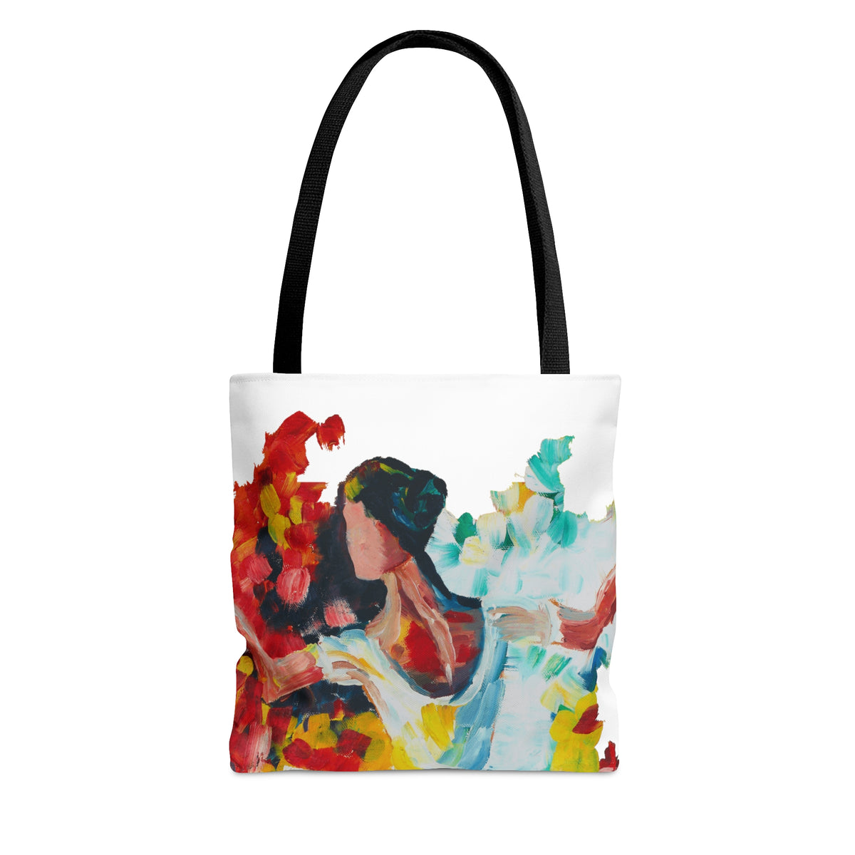 Dance Through Life: Tote Bag with Dancing Girl Print – Stylish and Spacious Companion for Every Occasion - Ira World Art LLC