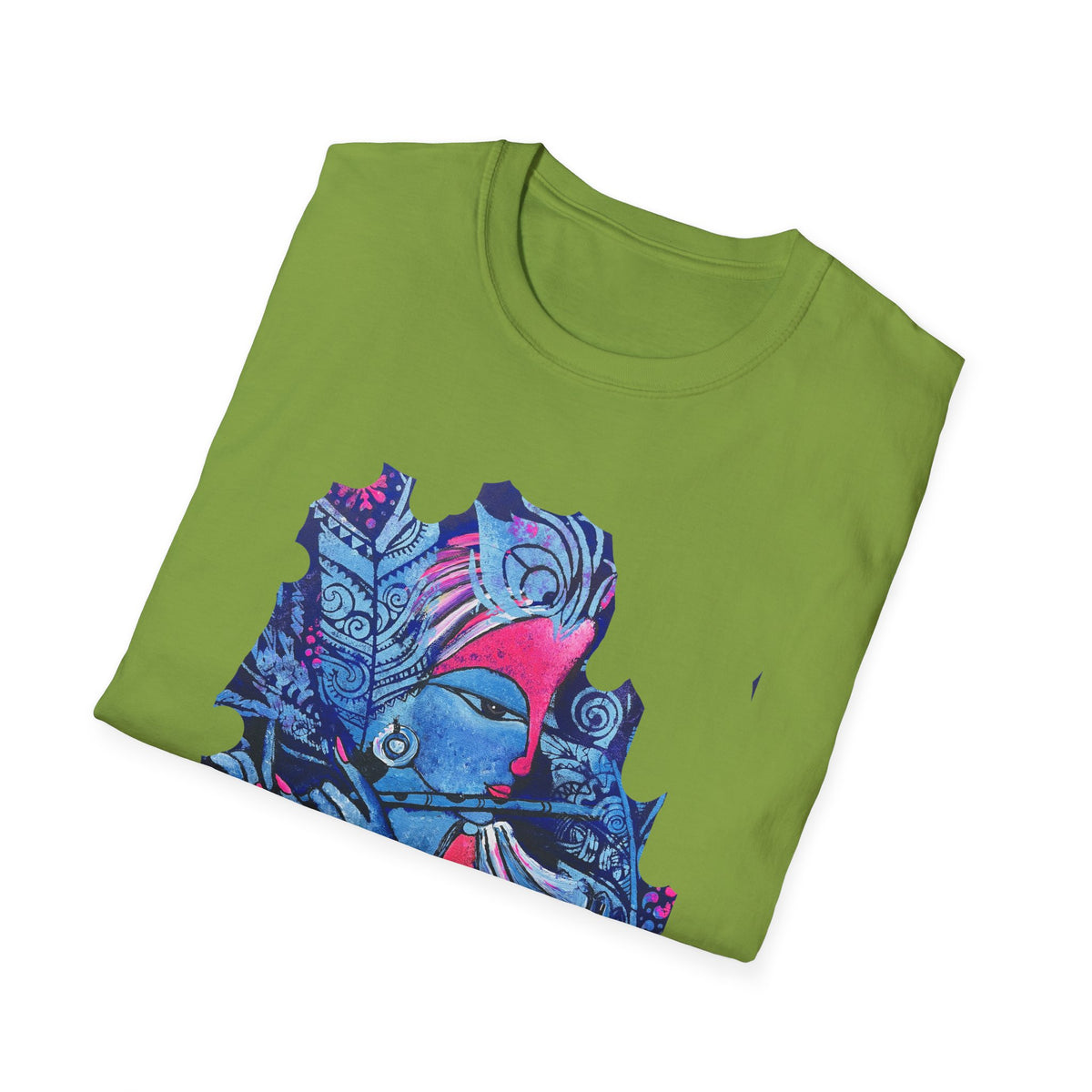 Radha Krishna Painting Print Unisex T-Shirt, Hindu Deity Tee, Spiritual Clothing, Religious Art Shirt, Festival Wear - Ira World Art LLC