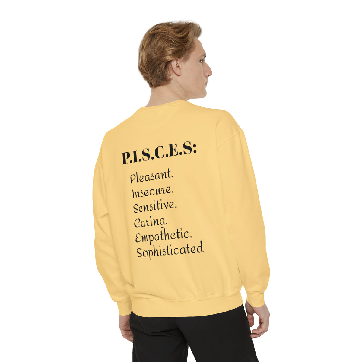 Unisex Garment-Dyed Sweatshirt - Ira World Art LLC