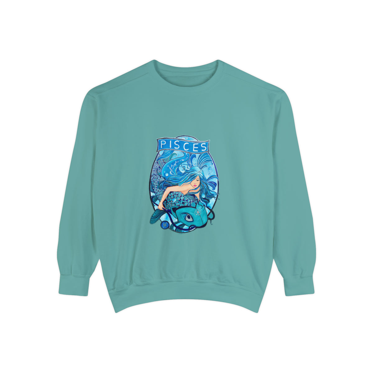 Unisex Garment-Dyed Sweatshirt - Ira World Art LLC