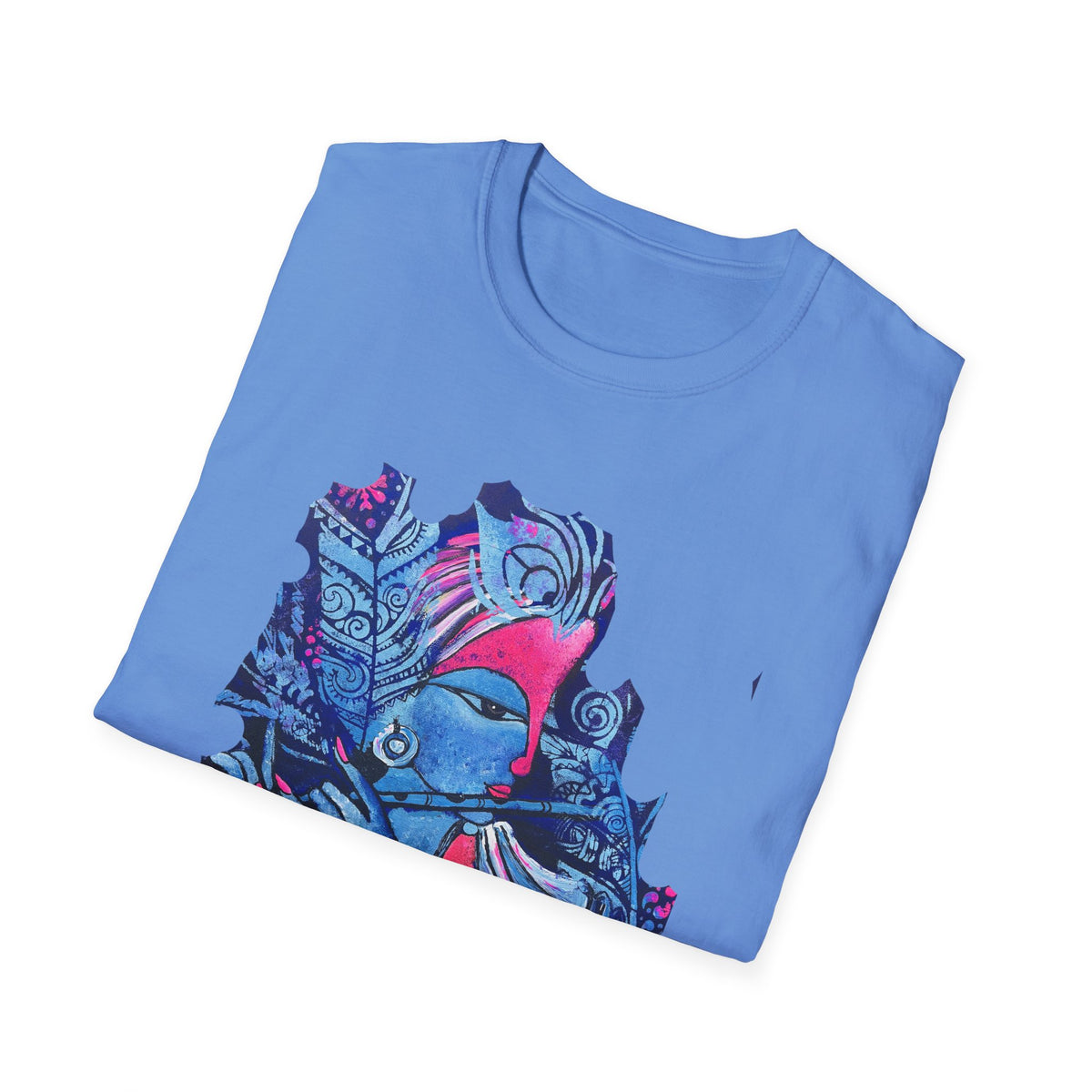 Radha Krishna Painting Print Unisex T-Shirt, Hindu Deity Tee, Spiritual Clothing, Religious Art Shirt, Festival Wear - Ira World Art LLC