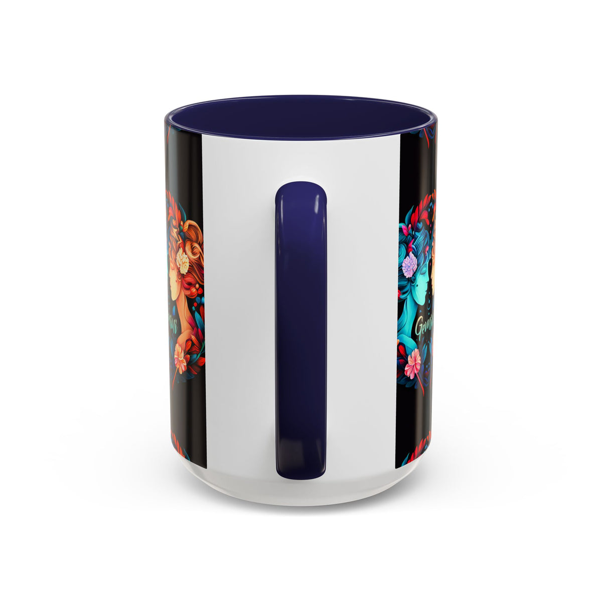 Gemini Zodiac Coffee Mug, Custom Ceramic 11oz & 15oz Colorful Design - Ira World Art LLC