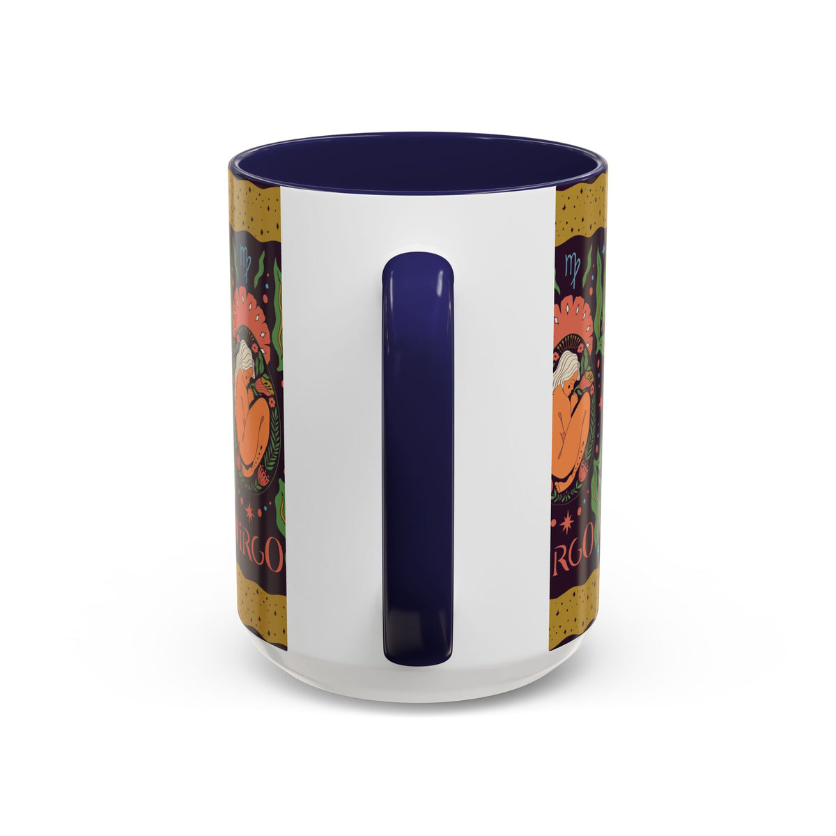 Virgo Zodiac Custom Coffee Mug, Colorful Ceramic 11oz and 15oz Design - Ira World Art LLC