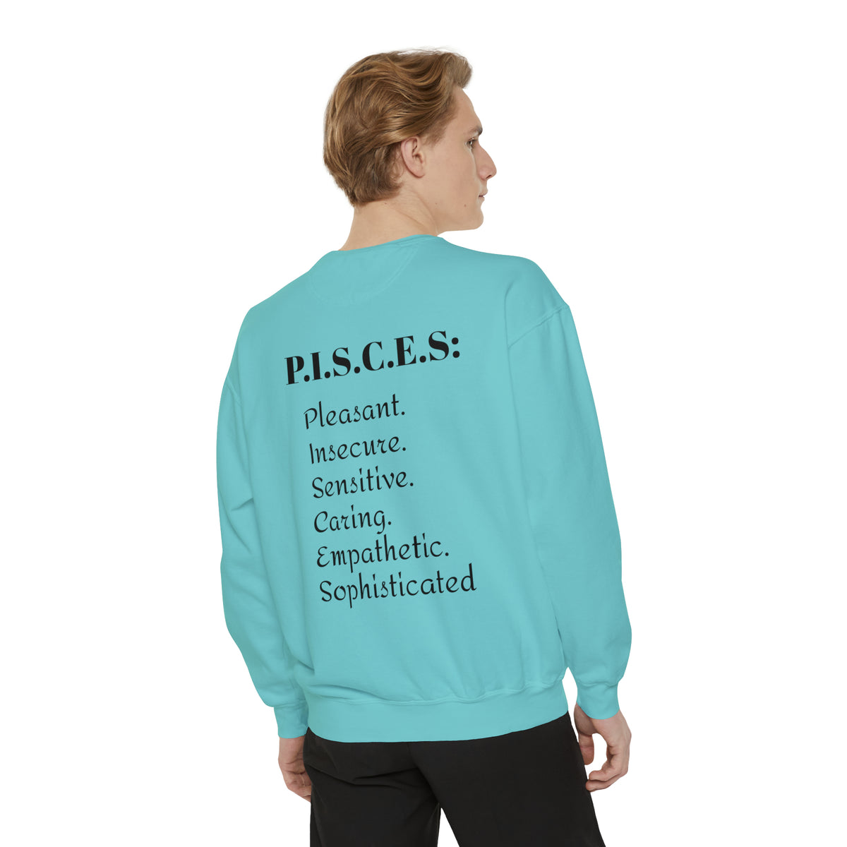 Unisex Garment-Dyed Sweatshirt - Ira World Art LLC