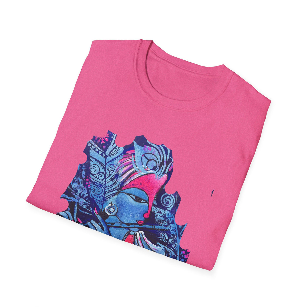 Radha Krishna Painting Print Unisex T-Shirt, Hindu Deity Tee, Spiritual Clothing, Religious Art Shirt, Festival Wear - Ira World Art LLC