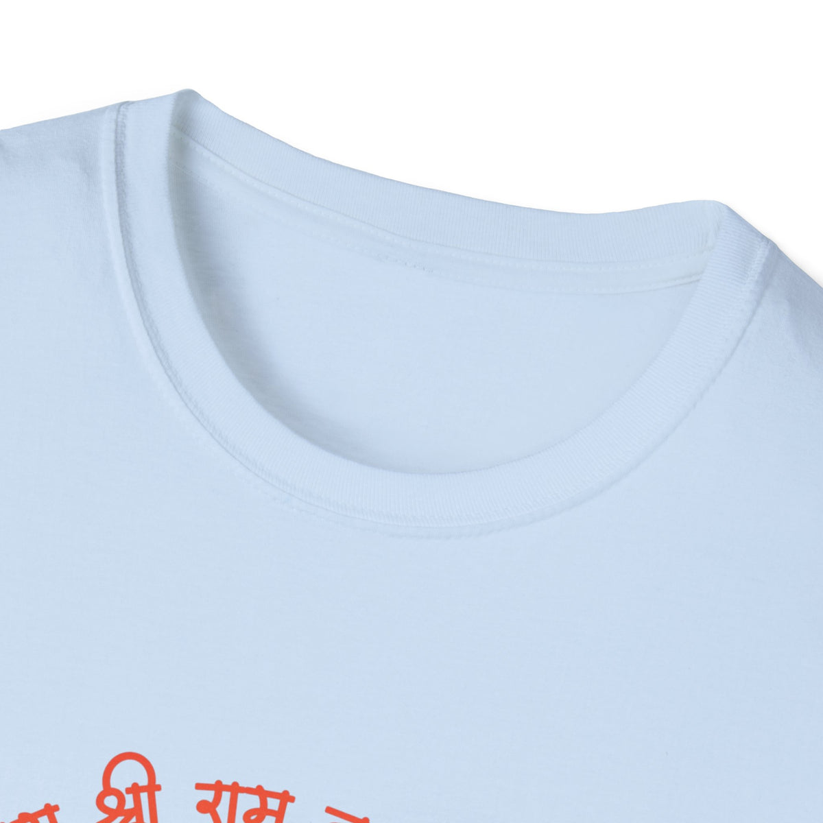 Ram Mantra Unisex Softstyle T-Shirt - Spiritual Mantra Text Tee, Yoga Meditation Shirt, Positive Vibes Graphic Tee, Sanskrit Om Symbol Tee, - Ira World Art LLC