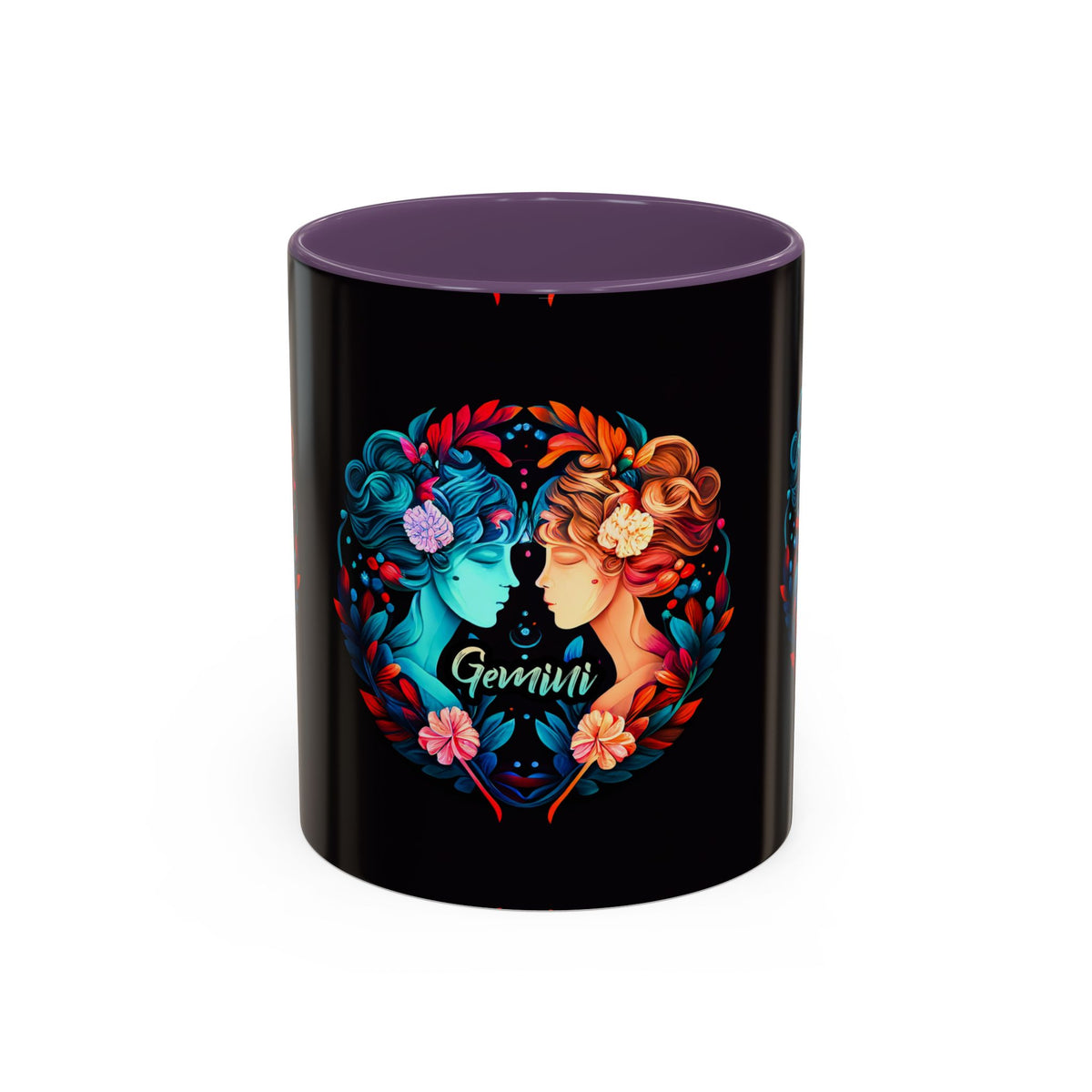 Gemini Zodiac Coffee Mug, Custom Ceramic 11oz & 15oz Colorful Design - Ira World Art LLC