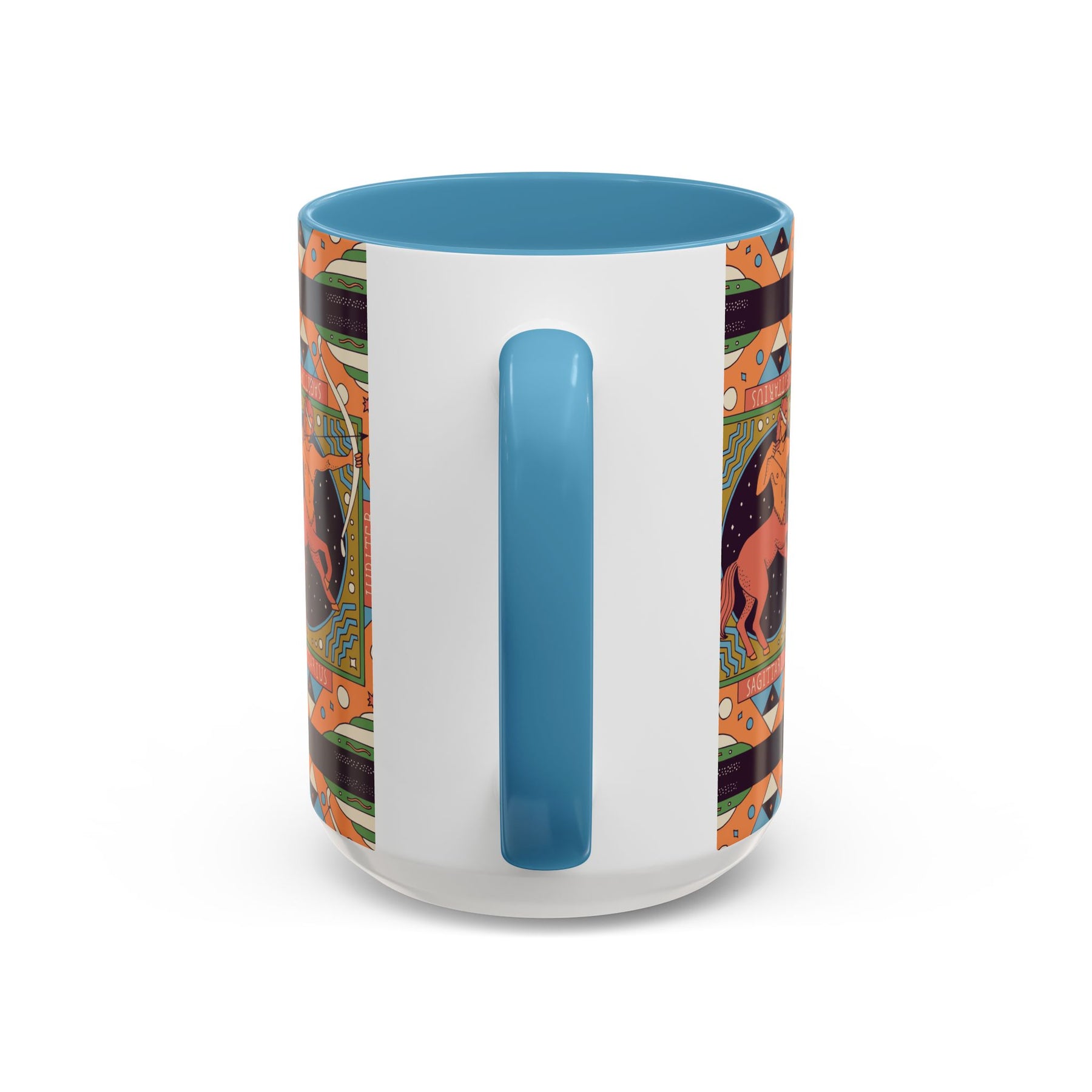 Sagittarius Custom Coffee Mug, Vibrant 11oz & 15oz Unique Printed Design - Ira World Art LLC